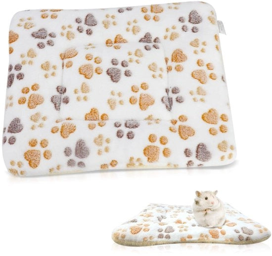 Letto per Hamster 37 x 30 cm - Coperta in Pluche - morbido/caldo - lavabile - accessori per animali - materiale velluto - letto per animali