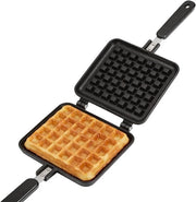 Wafeliera Gietaccia - Superficie Antiscivolo - Disegno Facile da Usare - Dimensioni 31,5 x 14 cm - Peso 526 g - Per Colazione - Wafeliera per Frittelle
