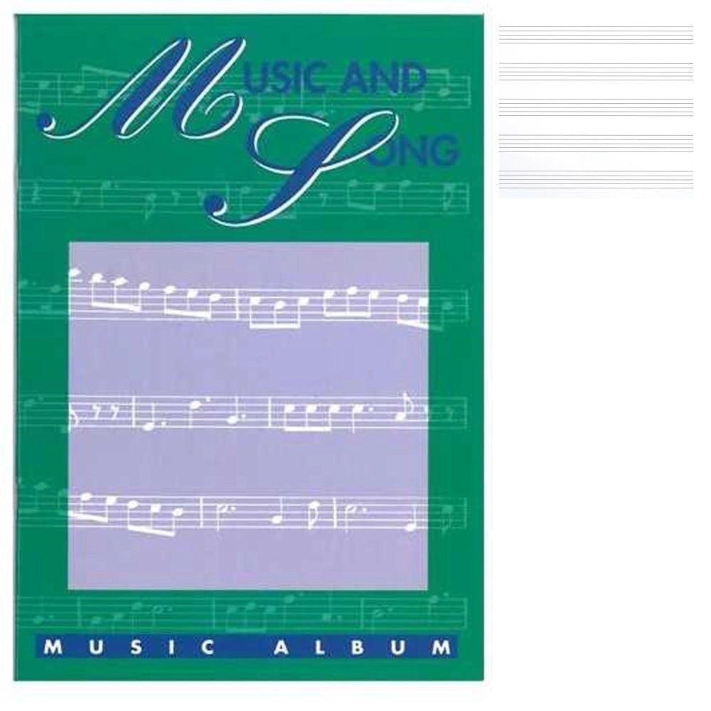 Trade Shop - 5 X Pentagramma Quaderno A4 Maxi Musica Spartiti Spartito Musicale 15 Fogli -