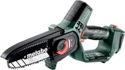 sega per arbusti a batteria MS 18 LTX 15 – 18V, lama da 15 cm – Ideale per la potatura di alberi e rami verdi, alta velocità della catena – Leggera e maneggevole – Inclusa metaBOX