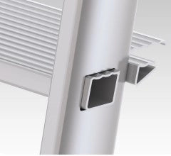 SCALA IN ACCIAIO E ALLUMINIO MOD. MISTA – 5 GRADINI