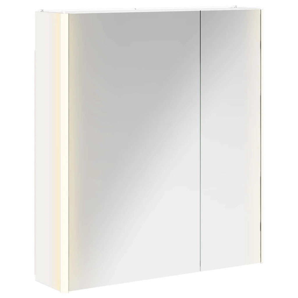 Mobiletto per specchio da bagno Bianco 63,5 x 15,5 x 70 cm