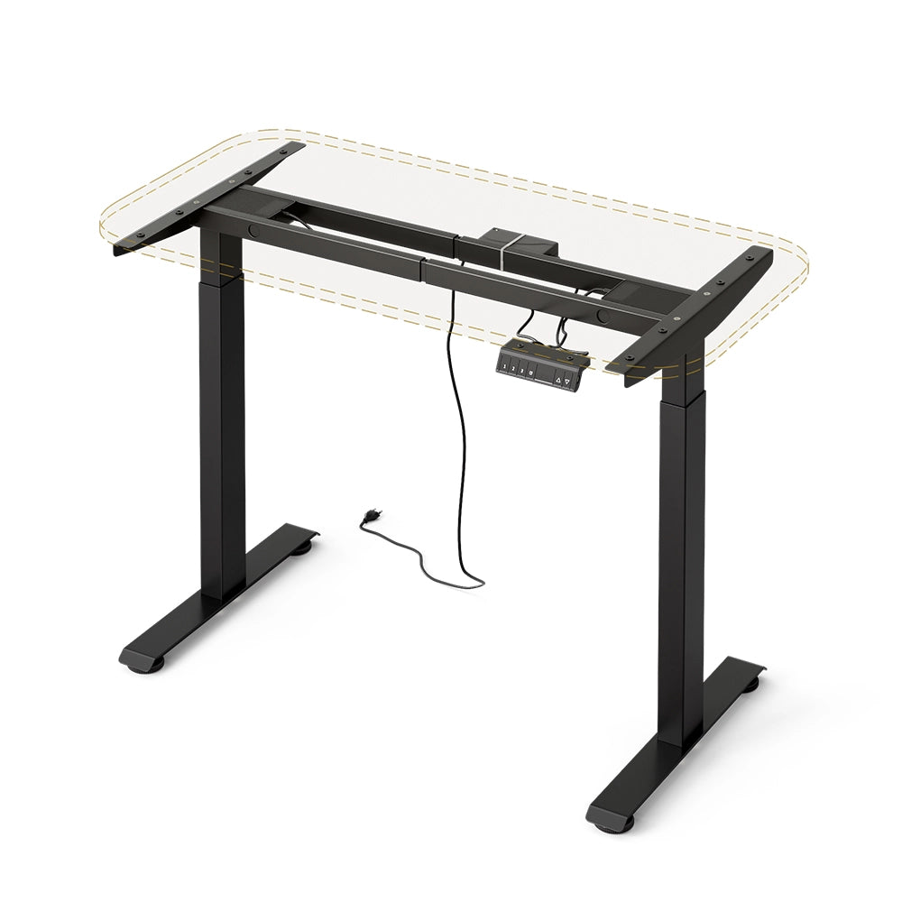 Vicco Gambe per tavolo Antracite 2 motori