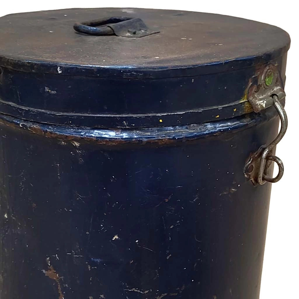 Baule in metallo artigianale 29x29x41h cm