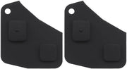 Pulsante a distanza 2 tasti - Chiave appeso - Protezione in gomma - Compatibile con Toyota - Leggero e duraturo - 2 pezzi