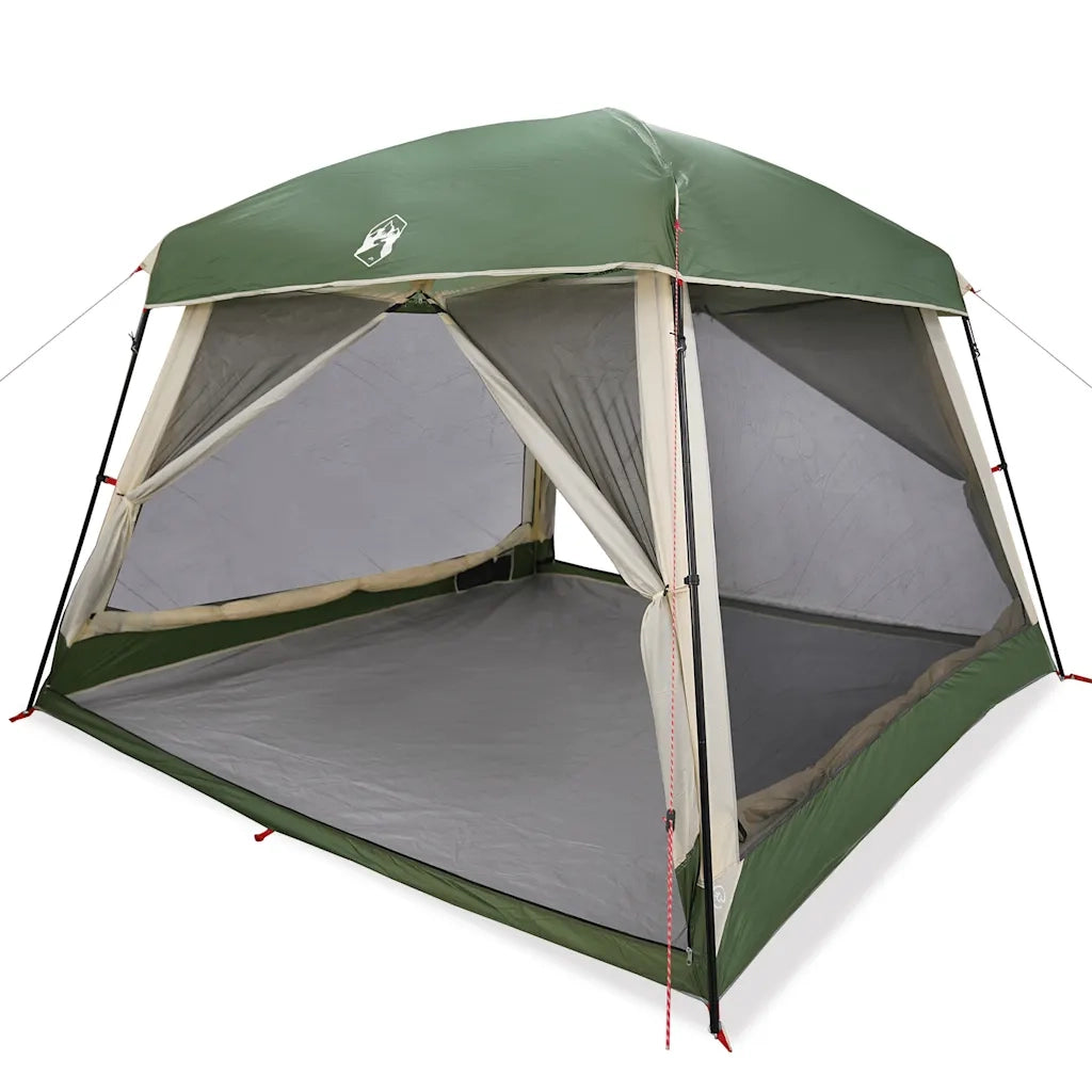 Tenda Familiare Cabina per 6 Persone-Tenda da campeggio Verde Impermeabile 300303