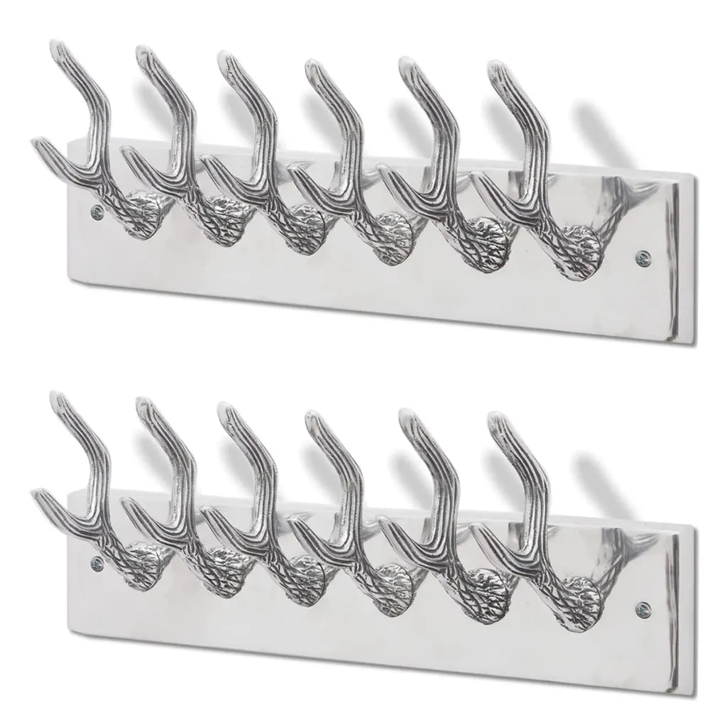Ganci Appendiabiti 2 pz Argento in Alluminio CFW9014258
