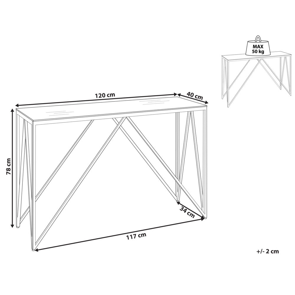 Consolle Vetro Temperato dorato Acciaio Inossidabile 120 x 40 cm Rettangolare Glam Moderno Soggiorno Camera Da Letto Corridoio