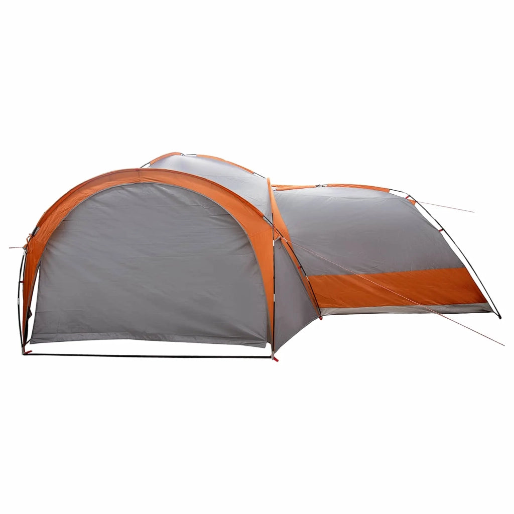 Tenda Laterale con tetto Grigio e arancione 410 x 410 x 250 cm 42028683