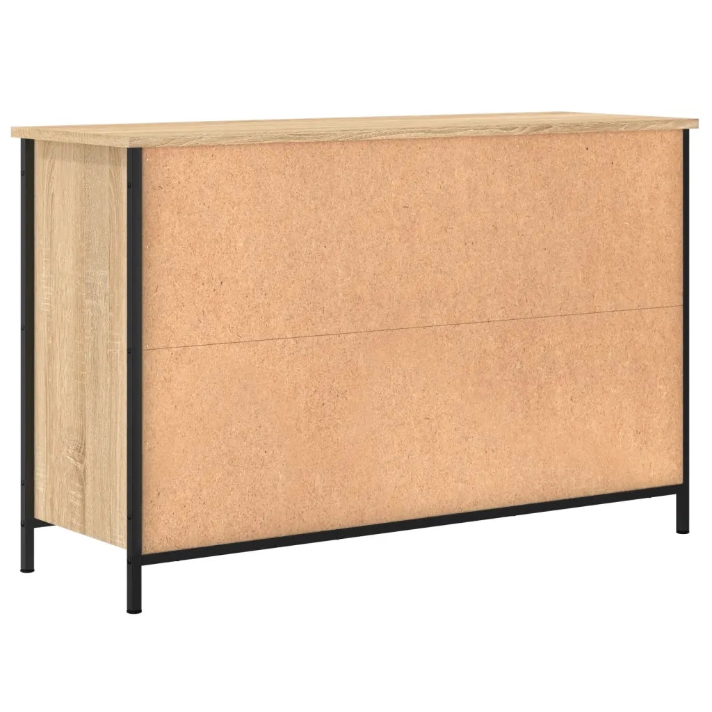 Mobile Porta TV Rovere Sonoma 100x35x65 cm in Legno Multistrato 832779