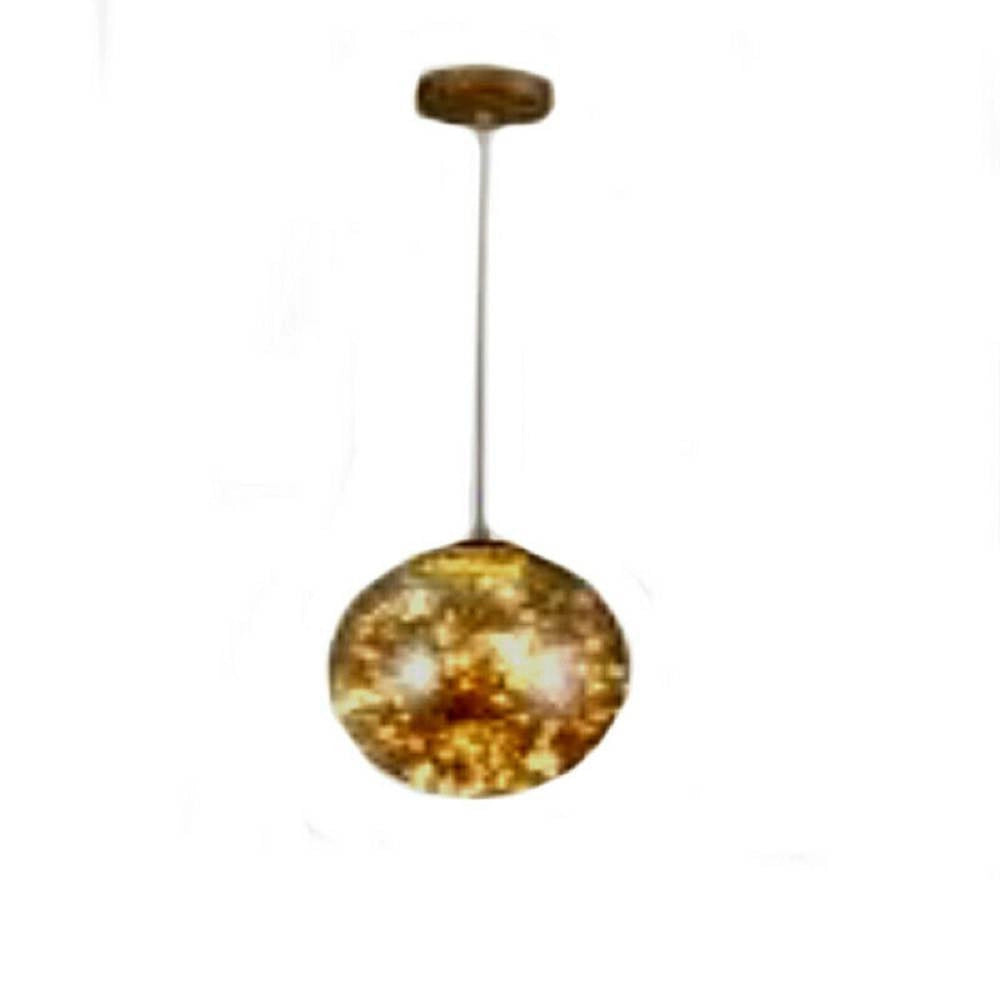 Trade Shop - Lampadario Led 10w Sfera Effetto Cielo Stellato In Vetro A Luce 7500k 3000k A47 - -bianco Caldo      -