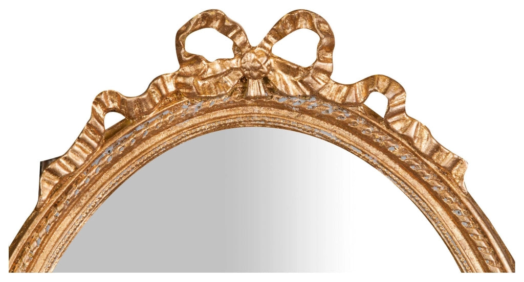 Biscottini Specchiera da appendere 36x3x50 cm finitura oro anticato
