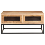 Tavolino da salotto | Tavolino da caff¨¨ | Tavolino da Soggiorno 90x60x40 cm in Legno Massello di Acacia