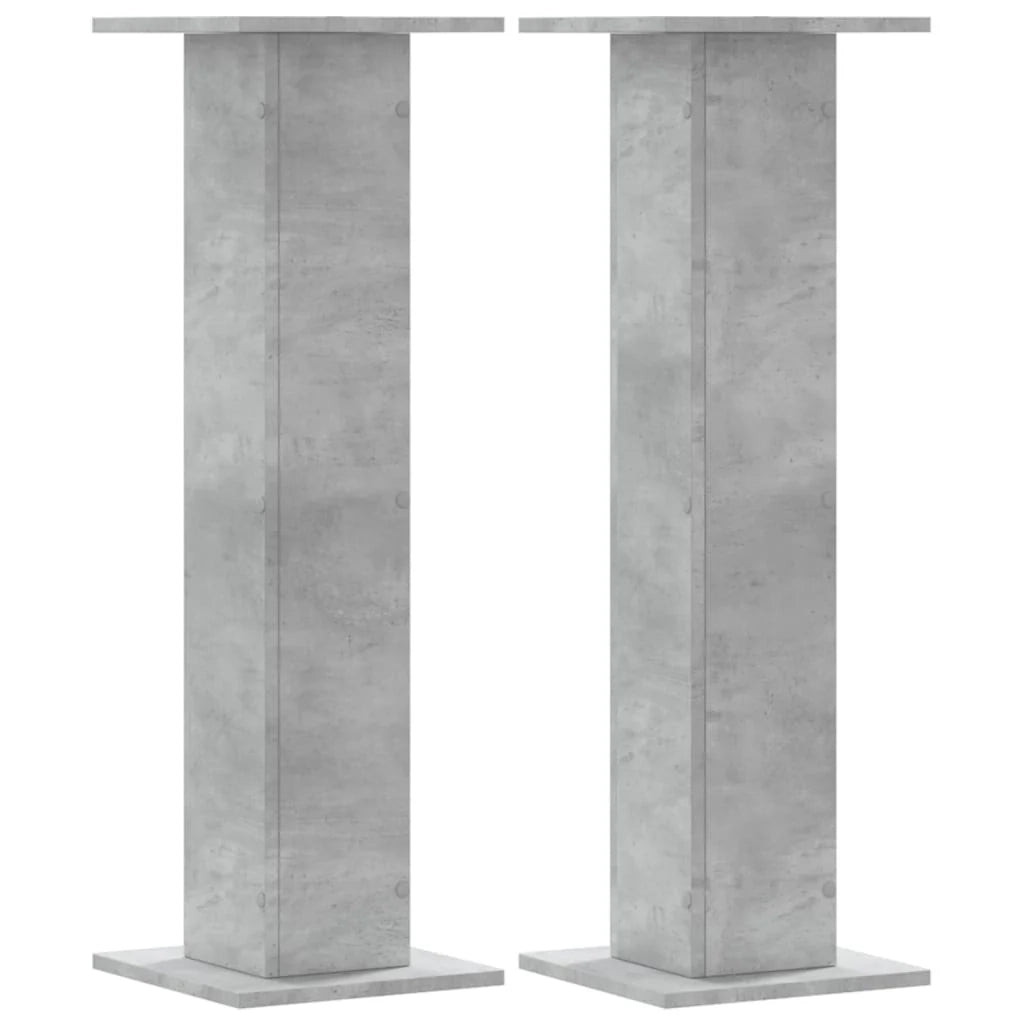 Portavasi mobili per fiori set da 2 legno ingegnerizzato grigio 02_0045327