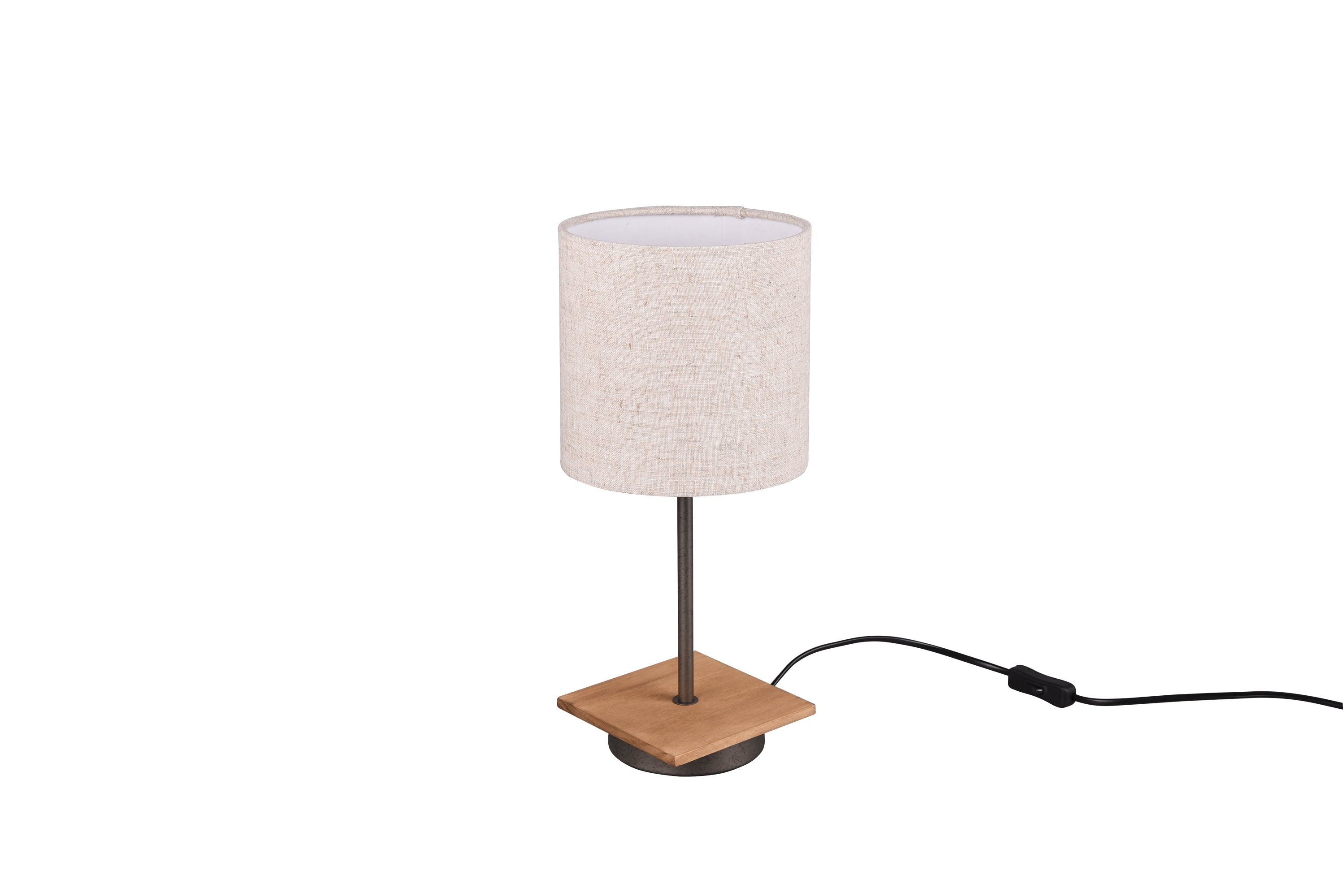 Lampada tavolo da Interno a LED in Metallo Nickel Opaco