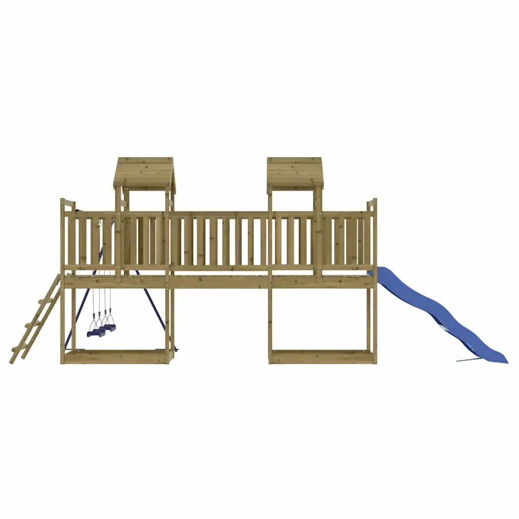 Set da Gioco da Esterno in Legno di Pino Impregnato 3155884