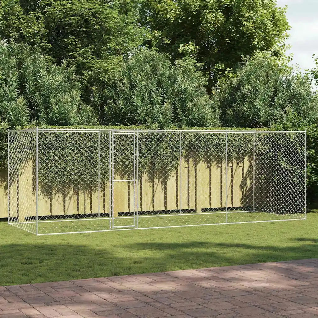 Gabbia per cani Argento 600 x 200 x 200 cm Acciaio zincato 3368310