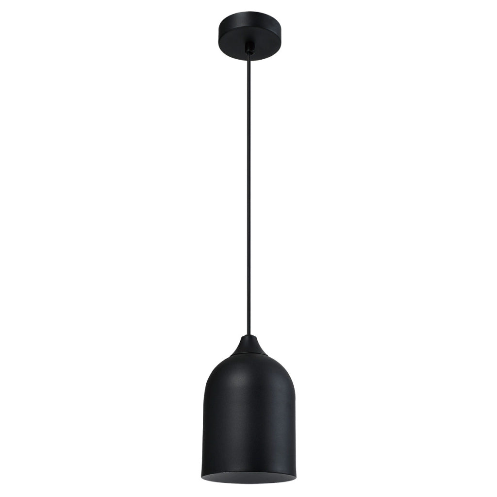 Lampada a sospensione minimal nera 1xGU10 8W Nilo Light Prestige