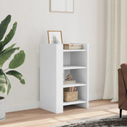 vidaXL Credenza Bianca 45x35x75 cm in Legno Multistrato
