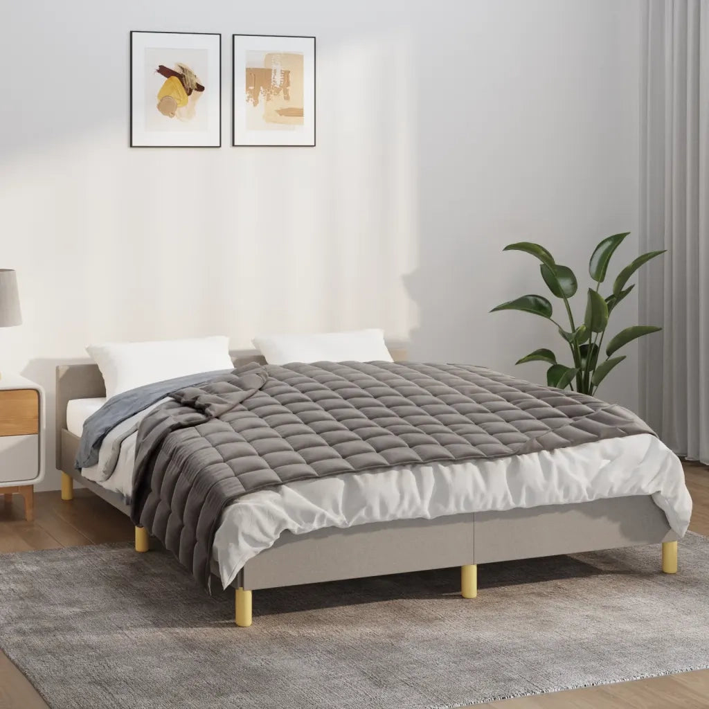 Coperta Ponderata Grigia 152x203 cm 11 kg Tessuto 3154838