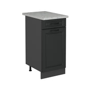 Vicco Mobiletto base per cucina Antracite casa di campagna 40 cm PL Marmo