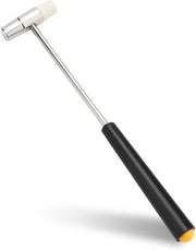 Houder per orologi da polso in pelle con martelletto di gomma per orologiai - Martelletto di gomma per orologi da polso - Custodia portatile per orologi da polso in pelle con martelletto di gomma