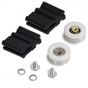Ruote per porta bagno, Ruota di scorrimento per bagno, 22mm/0,8 pollici ruota di scorrimento per bagno, Ruote per bagno in vetro, Ruota di scorrimento per bagno, Sostituzione ruota di scorrimento per bagno, Componenti per bagno