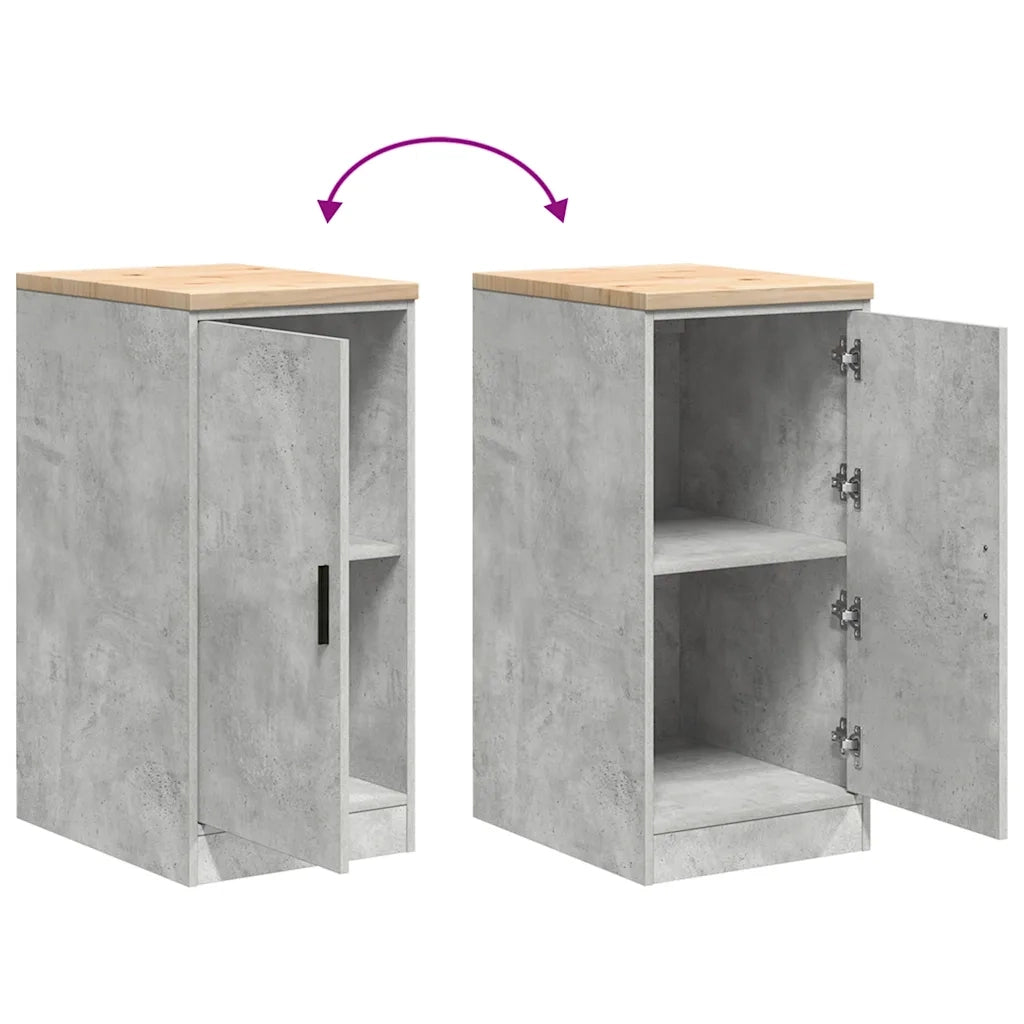 Armadietto da Garage Grigio cemento 40x51x85 cm CFW2152313