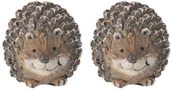 Set di due Decorazioni in forma di Gatto - 7,5 cm Altezza - Polyresin - Decorazione Incantata per la Casa - Tocco Naturale e Gioioso - Decorazione in forma di Animale