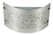 Applique Aluno 1 luce E14 cromo metallo Candellux