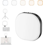 Lampada Videoconferenziale senza Luce con Design Clip per Laptop, Camera, Livestream e Trucco - Ricaricabile