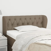 Testiera ad Orecchio-Testata con Orecchie Tortora 93x23x78/88 cm in Tessuto 210466