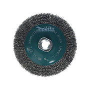 Makita D-39849 Spazzola Conica 115mm Attacco M14 Filo Acciaio Ondulato 0,3mm 12500 rpm