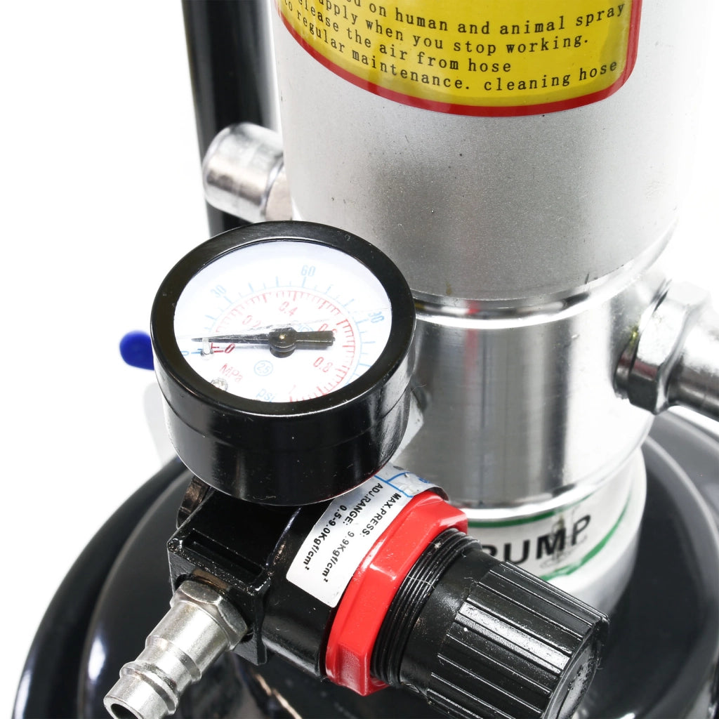 Ingrassatore ad aria compressa professionale carrellato con serbatoio da 12 litri