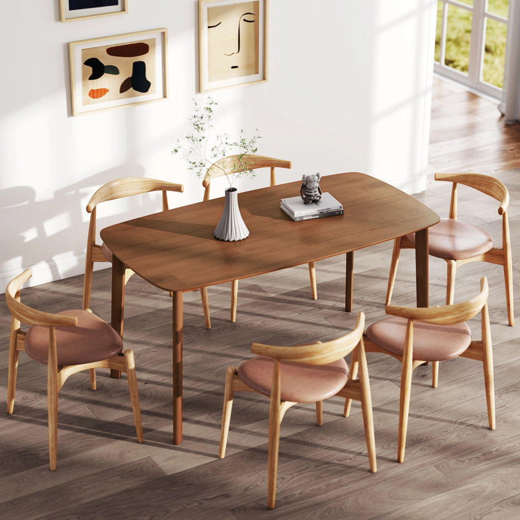Tavolo da pranzo in legno allungabile ¨C zephmum ¨C marrone 150x80 cm