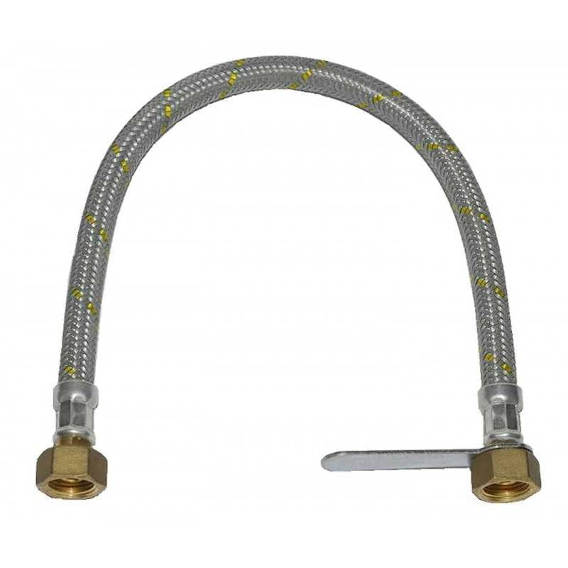 TUBO DI TRAVASO MANICHETTA FLESSIBILE 70cm PER CENTRALINE GAS - UNIVERSALE