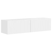 Mobile TV da parete 2 pz | Armadietto TV | Mobile Porta TV Bianco Lucido 60 x 31 x 29,5 cm