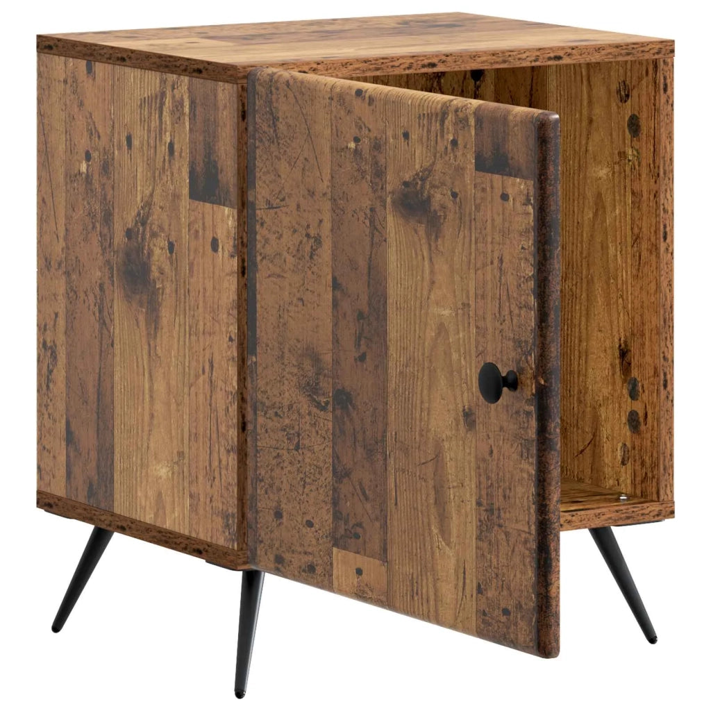 Armadio da Notte 2 pcs Legno antico 43 x 34,5 x 50 cm 895502
