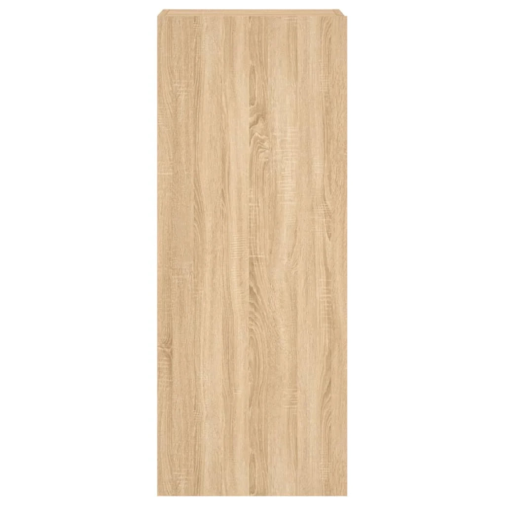 Mobile TV multimediale mensola TV credenza TV sala da pranzo soggiorno camera da letto a parete rovere Sonoma 40,5 x 30 x 102 cm legno ingegnerizzato marrone 02_0028156