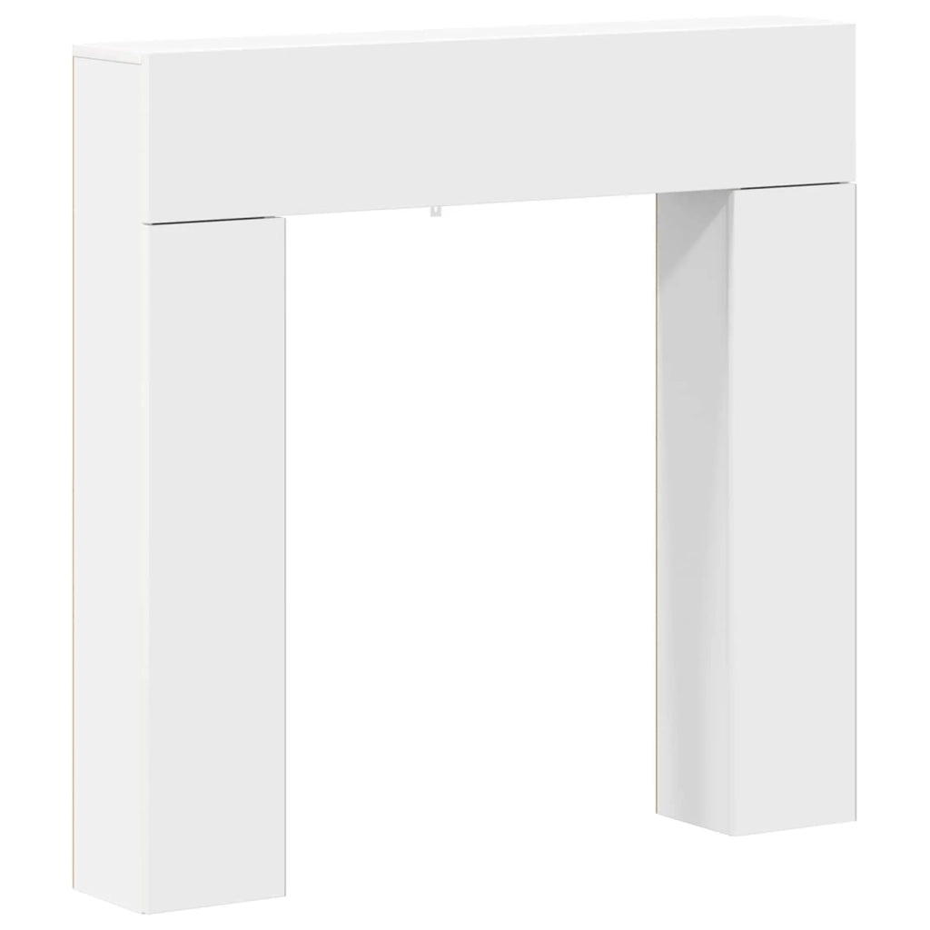 Cornice per camino Bianco 102 x 18 x 100,5 cm 8006598