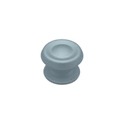 Pomolo fisso per porta SAGUATTI 176/80EB in alluminio argento satinato