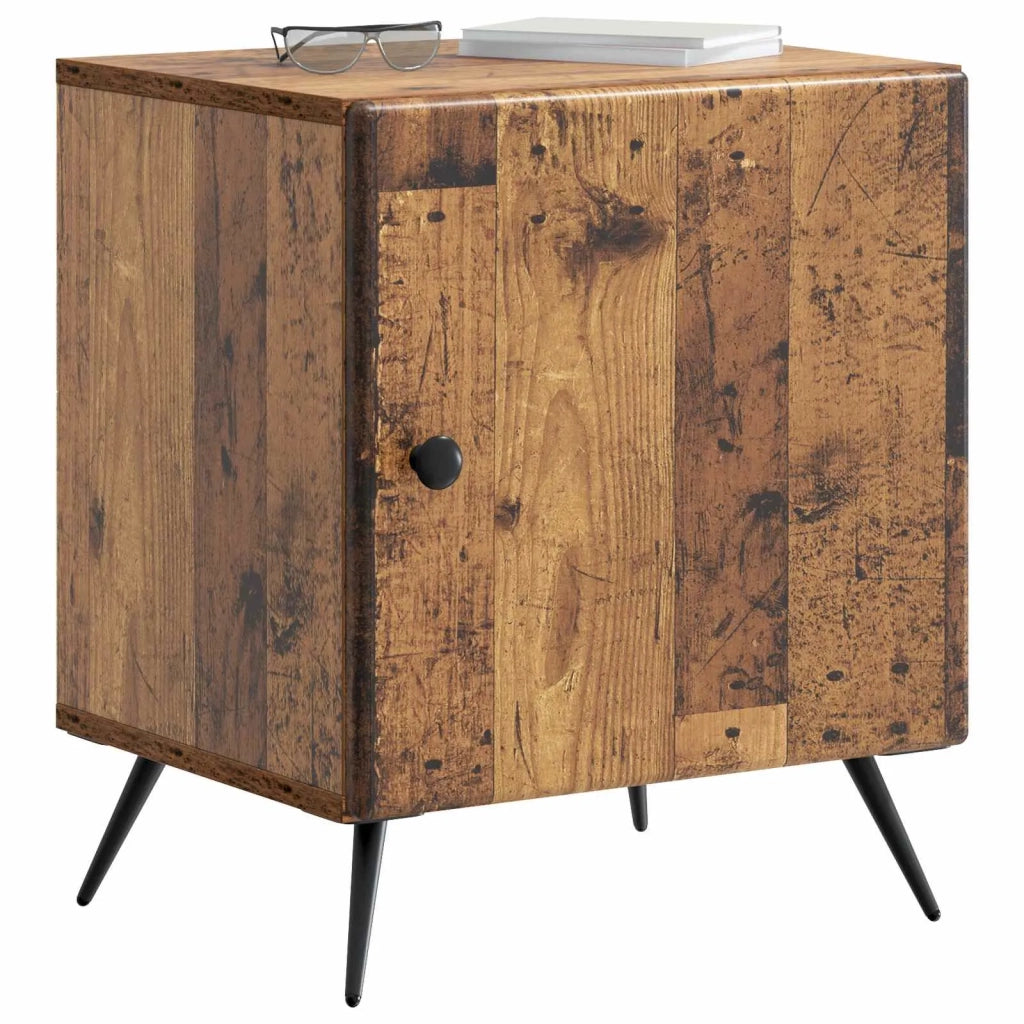 Armadio da Notte 2 pcs Legno antico 43 x 34,5 x 50 cm 895502