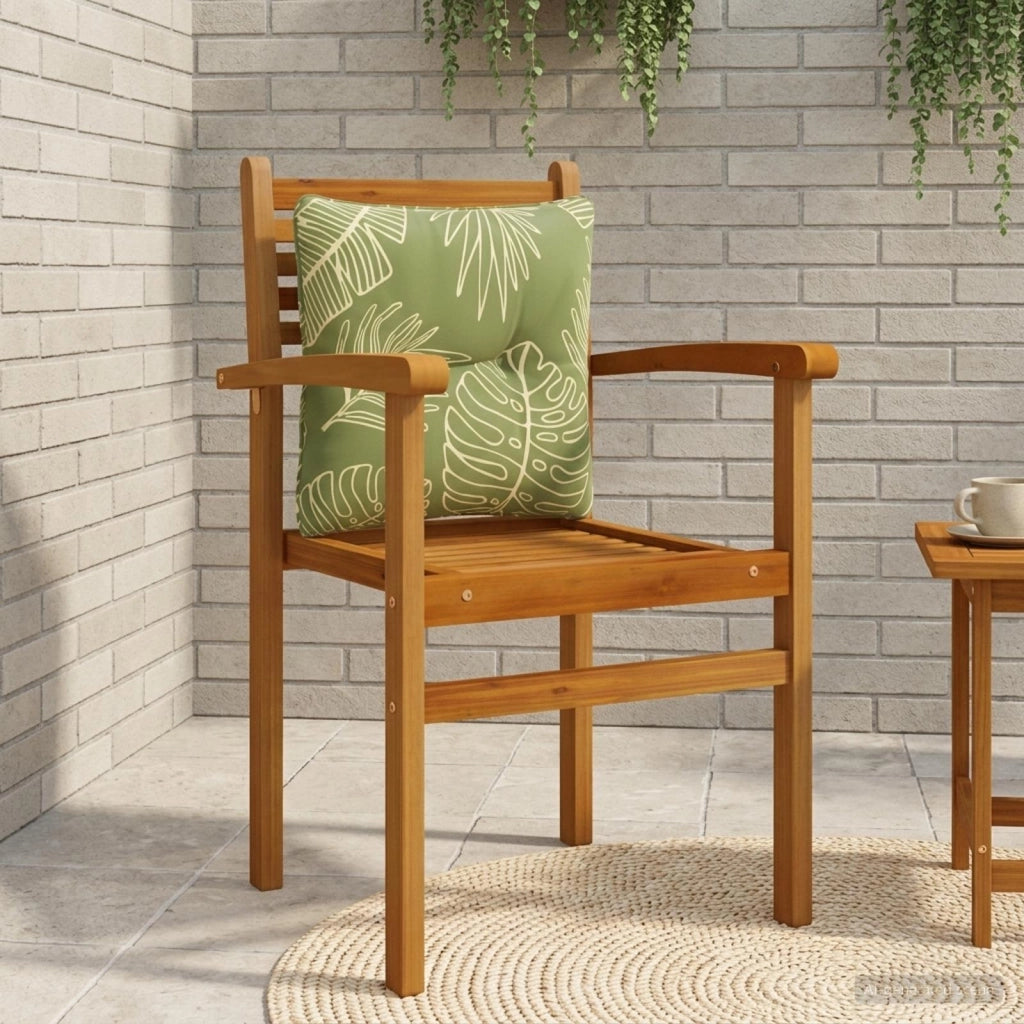 Cuscino per schienale PUTTEN 100% Poliestere Design a foglia 947072