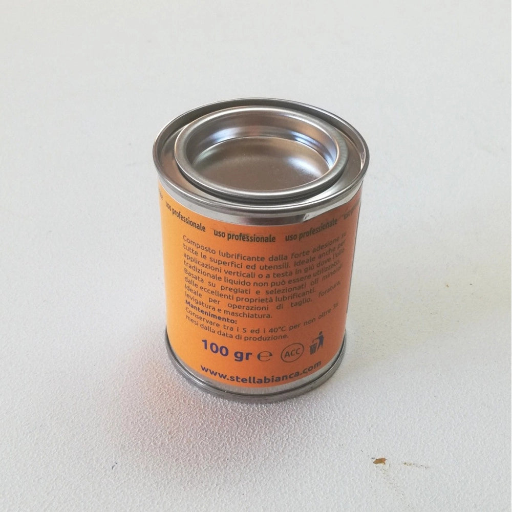 Stella bianca 100gr pasta lubrificante per taglio e foratura metalli