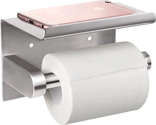 Cassetto di carta igienica, cassetto di carta igienica singolo, cassetto di carta igienica in acciaio inossidabile SUS 304, cassetto di carta igienica da parete montato con viti, per bagno e cucina