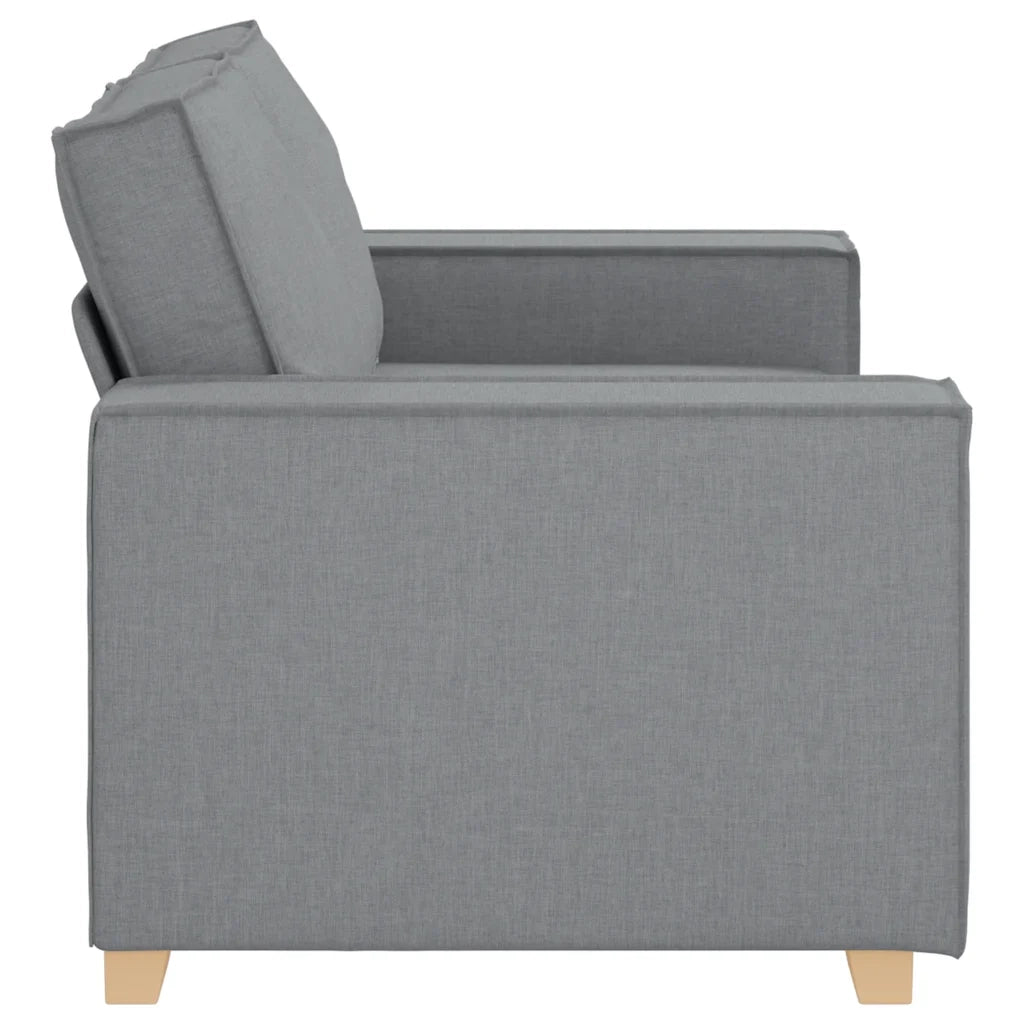 Divano a 2 posti Grigio chiaro 160x78x84 cm in tessuto 4104970