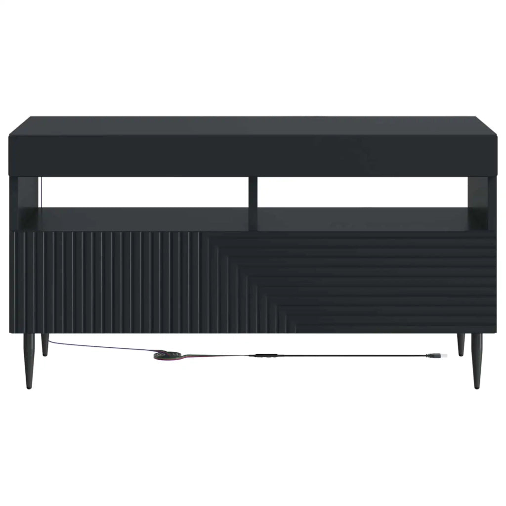 Mobile TV LED Nero Legno ingegnerizzato 896996