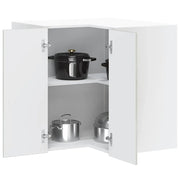 Pensile da Cucina ad Angolo Porto Grigio Cemento in Truciolato 854101