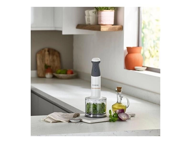 Kenwood HBM40306WH Triblade XL Frullatore ad Immersione 850W 2 velocita' becher 0.75L colore Bianco
