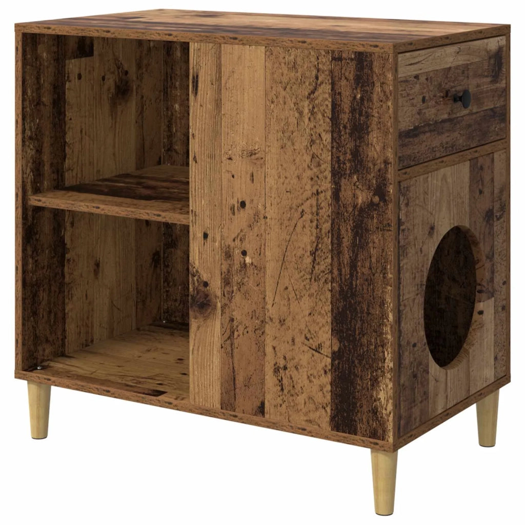 Casa per Gatti Legno vecchio 72 x 42.5 x 70 cm CFW6622047